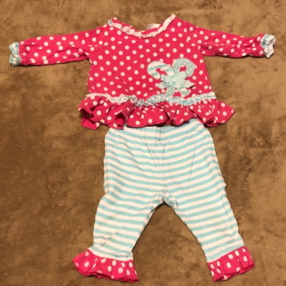 Baby Girl Christmas Outfit 9 months